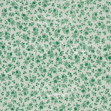 отрез ткани 35х80 цветочный принт зеленый
