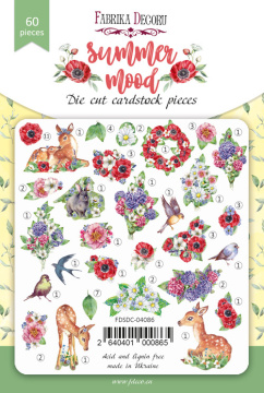 Set of die cuts Summer mood, 60 pcs - 2