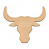 art-board-bull-head-30-26-cm