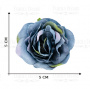 Rose flowers, color Dark blue, 1pcs - 1