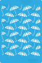 Stencil for crafts 15x20cm "Umbrella background" #225