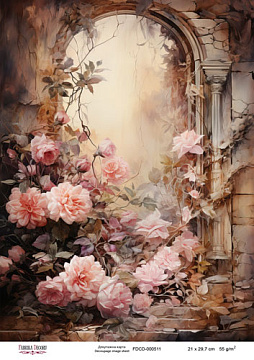 Decoupage-Karte #0511, 21x29,7 cm
