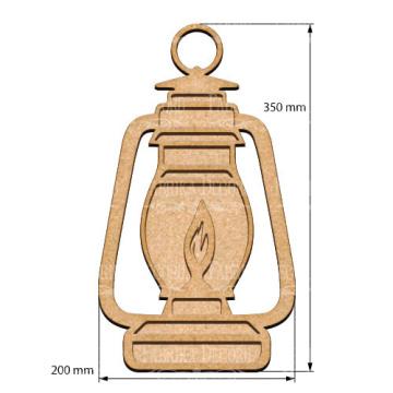  Art board Lamp 20х35 cm - 2