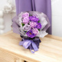 Bouquet of chrysanthemums and purple roses “Purple chic” - 2
