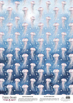 Deco Pergament farbiger Bogen Jellyfish, A3 (11,7" х 16,5")