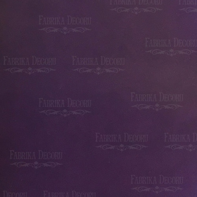 отрез кожзама ночная фиалка, размер 50см х 12см  - 2