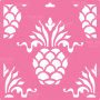 Schablone für Dekoration XL-Größe (30*30cm), Ananas-Ornament #050
