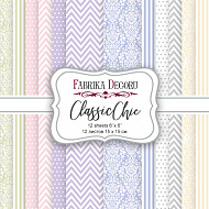 набор бумаги для скрапбукинга classic chic, 15x15 см 12 листов