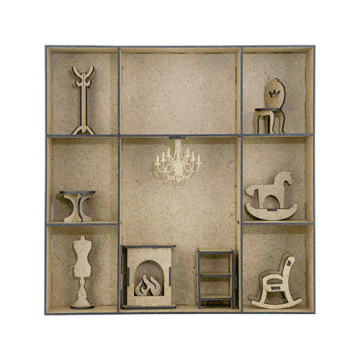 Blank for Shadow Box #03 30х5х30 сm - 2 Blank for Shadow Box #03 30х5х30 сm - 2