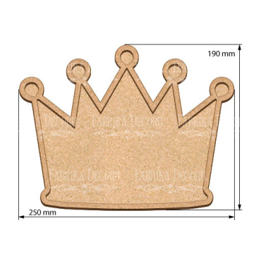  Art board Crown 25х19 cm - 2