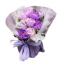 Bouquet of chrysanthemums and purple roses “Purple chic” - 4
