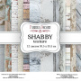 Doppelseitig Scrapbooking Papiere Satz Shabby Textur, 30.5 cm x 30.5 cm, 12 Blätter