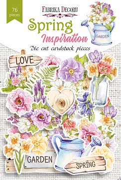 Set of die cuts Spring inspiration, 76 pcs