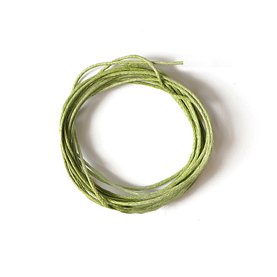 вощеный шнур светло-зеленый 1 мм