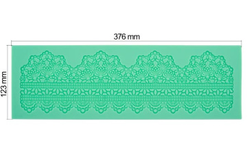 Silicone mat, Lace border #05 - 2 Silicone mat, Lace border #05 - 2