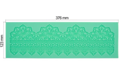 силиконовый коврик, кружевной бордюр #05 - 2