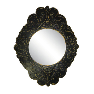 Classic Mirror, Black with Gold, Kit for Creativity #25