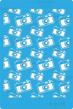 Stencil for crafts 15x20cm "Camera background" #231