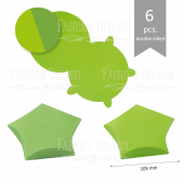 Набор картонных заготовок #001 color_Lime green-green Набор картонных заготовок #001 color_Lime green-green