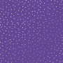 Sheet of single-sided paper embossed with silver foil, pattern Silver Drops, color Lavender 12"x12" 