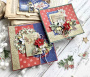 Double-sided scrapbooking paper set  Awaiting Christmas" 8”x8”  - 11