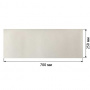 Piece of PU leather White, size 70cm x 25cm - 0