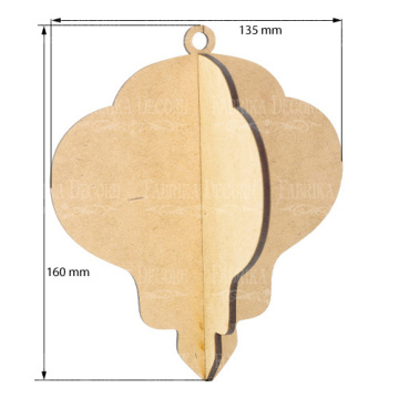 Blank for decoration New year tree toy 39, #472 - 2