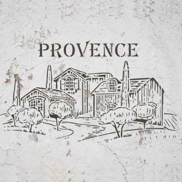 Stencil for decoration XL size (30*30cm),Provence #042 - 2