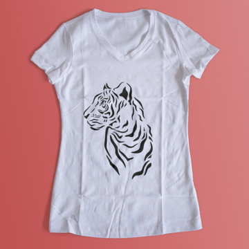 Stencil for decoration XL size (30*30cm), Tiger, #222 - 2