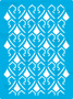Bastelschablone 15x20cm "Hintergrund Tatar" #341