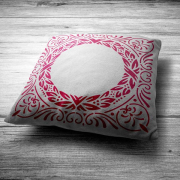 Stencil for decoration XL size (30*30cm), Frame in a square #099 - 2