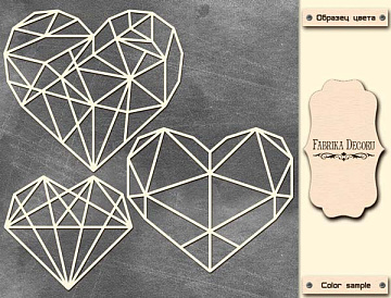 Megachipboard "Heart - Geometry" #034