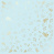 лист односторонней бумаги с фольгированием, дизайн golden dill blue, 30,5см х 30,5см