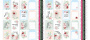 Double-sided scrapbooking paper set Peony garden 12"x12", 10 sheets - 12