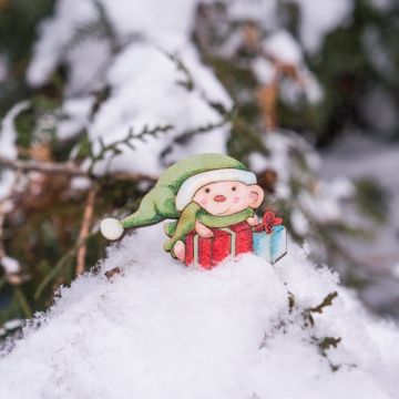 Brooch blank for coloring, #001 - 2