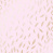 лист односторонней бумаги с фольгированием, дизайн golden feather light pink, 30,5см х 30,5см
