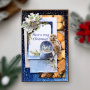DIY-Kit zur Gestaltung von 6 Grußkarten "Country Christmas", 10 cm x 15 cm