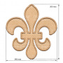  Art board Lily heraldry 28х30 cm - 0