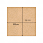 Zeichenkarton quadratisch, 20cm x 20cm
