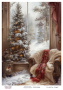 Decoupage card #0646, 21x29,7 cm