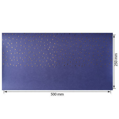 отрез кожзама с тиснением золотой фольгой, дизайн golden drops lavender, 50см х 25см - 2