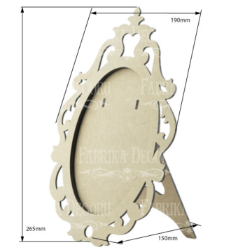 заготовка для декорирования "фоторамка-5" #162 фабрика декору - 2