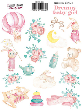 Kit of stickers Dreamy baby girl #085