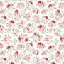 Blatt doppelseitiges Papier für Scrapbooking Peony garden #60-03 12"x12"