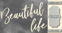 Tekturek "Beautiful life" #427