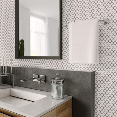 трафарет многоразовый xl (30х21см), фигурная решетка #110 фабрика декору - 2