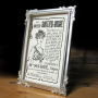 Schablone für die Dekoration XL-Größe (30 * 21 cm), Vintage-Anzeige #083