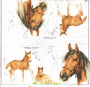 Decoupage napkin "Horses" - 1