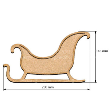  Art board Sledge 25х14,5 cm - 2