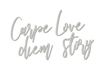 Chipboard "Carpe diem, love story" #429 - 2